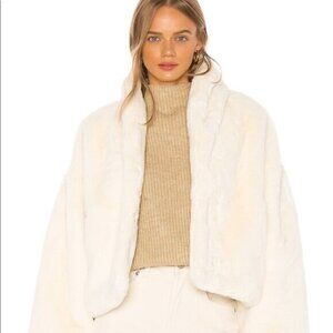 LPA Faux fur jacket - ivory